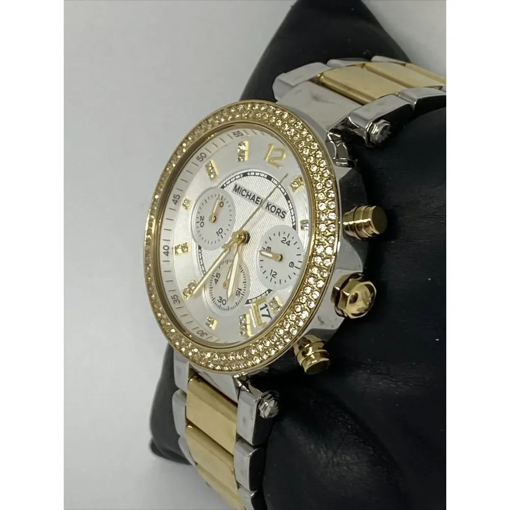 Michael Kors Parker MK5626 Womens Stainless Steel Analog Silver Dial Watch MP850